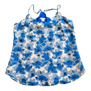 J crew Printed scalloped cami top
